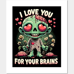 Valentine's Zombie Posters and Art